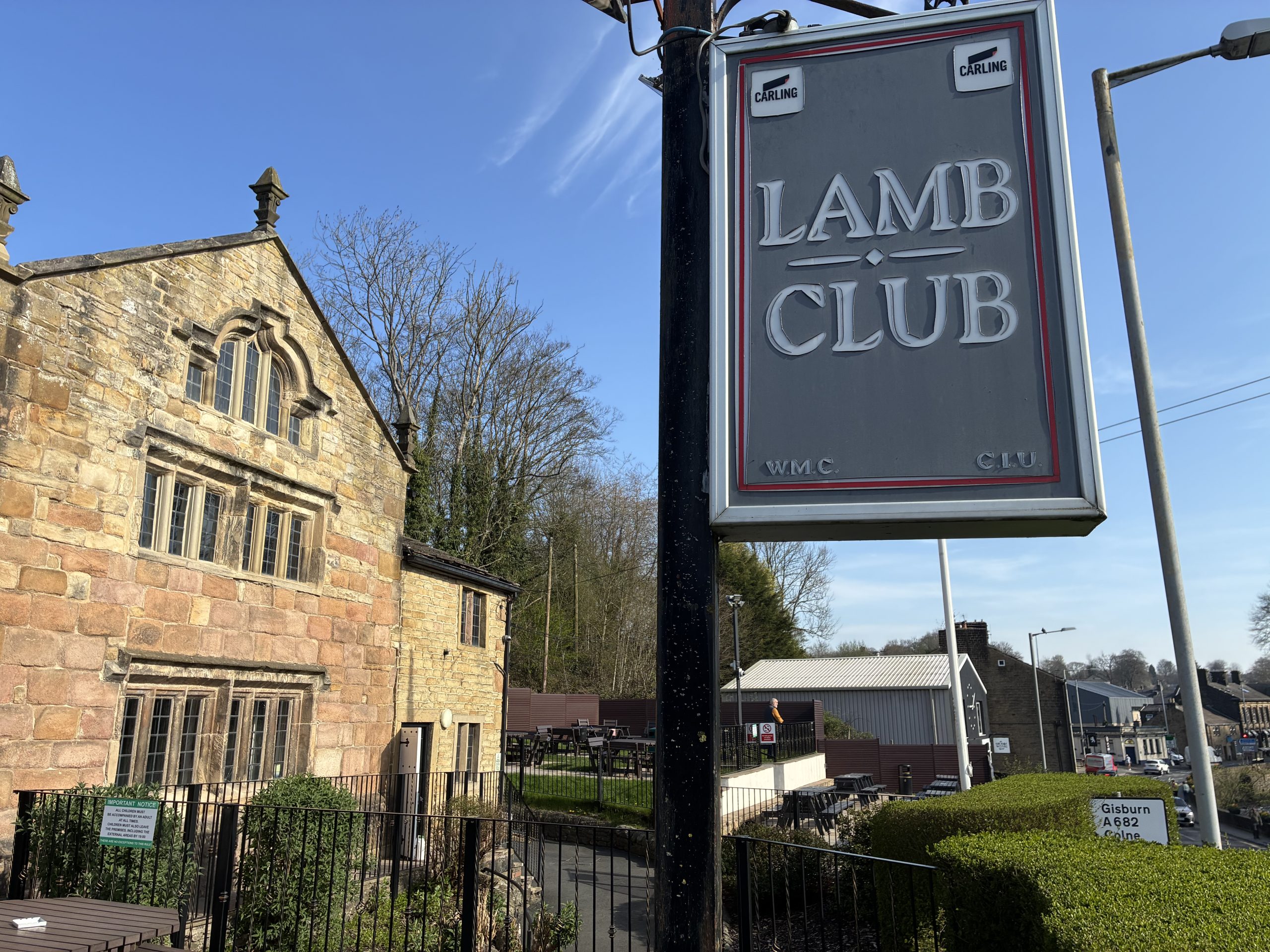 Hog roast at the lamb club in barrowford